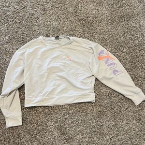 Puma cropped sweatshirt
